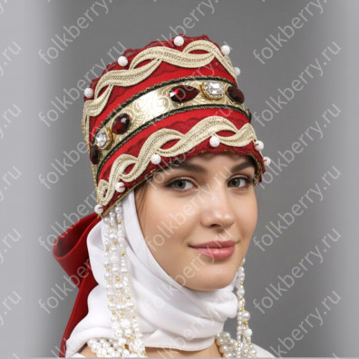Кокошник Красная Княжна- фото 1