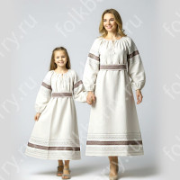 Платье Вологда, лен